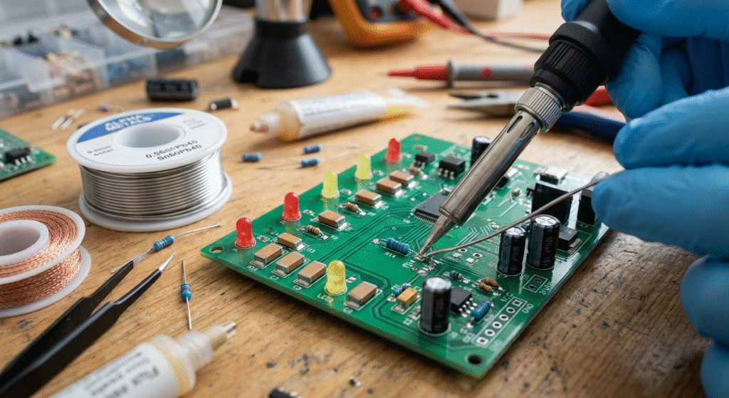 De vigtigste elektroniske komponenter: en begynder-guide
